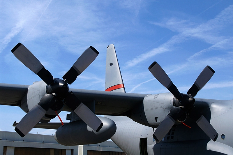 C130 T56 engine Shot clean