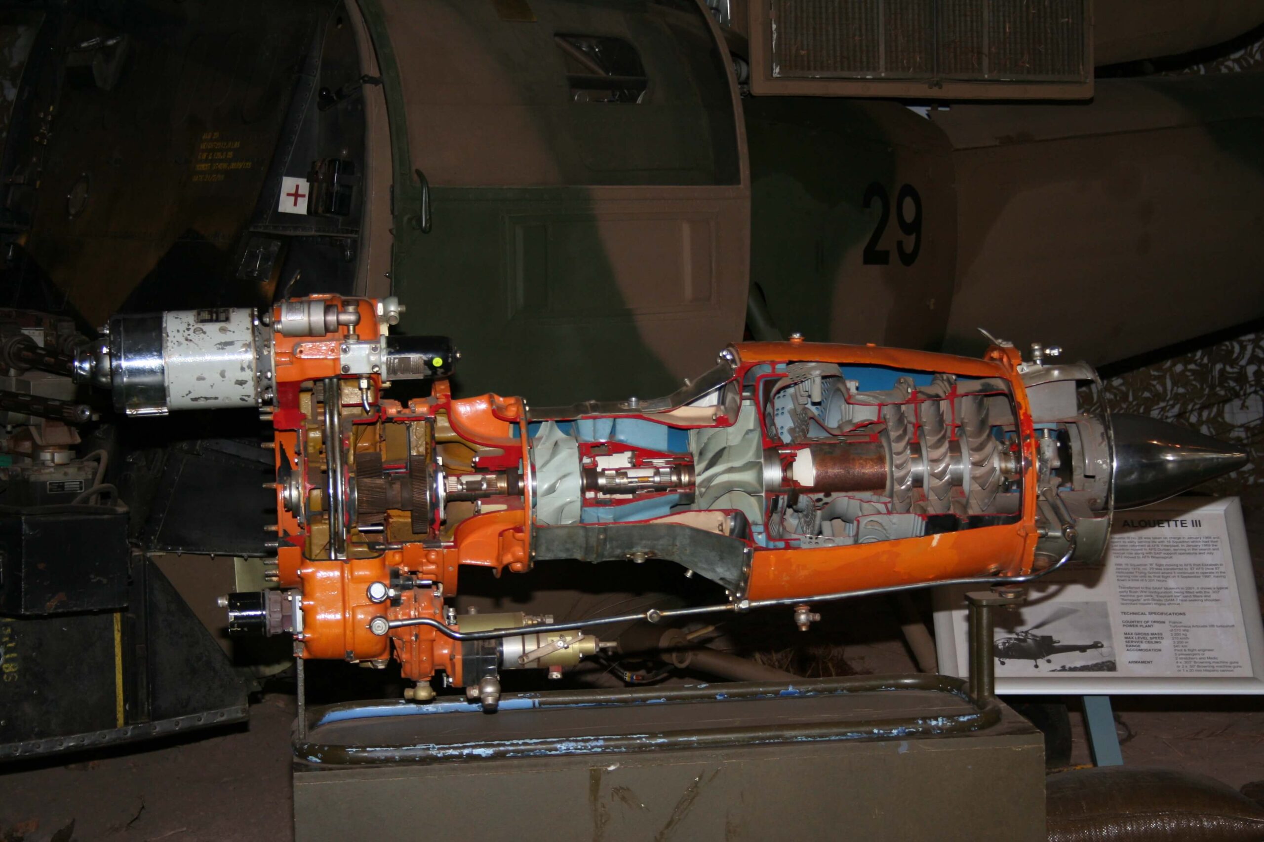 Turbomeca Artouste IIIB engine