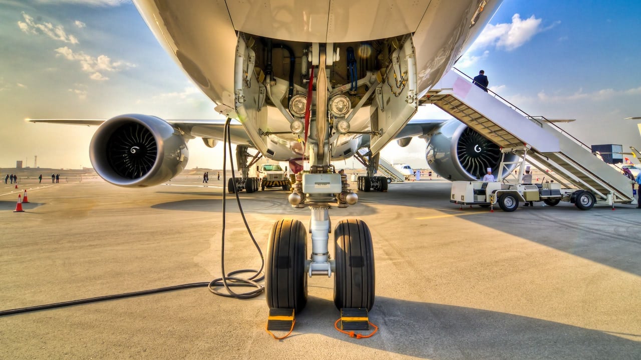 Landing gear of an aircraft
